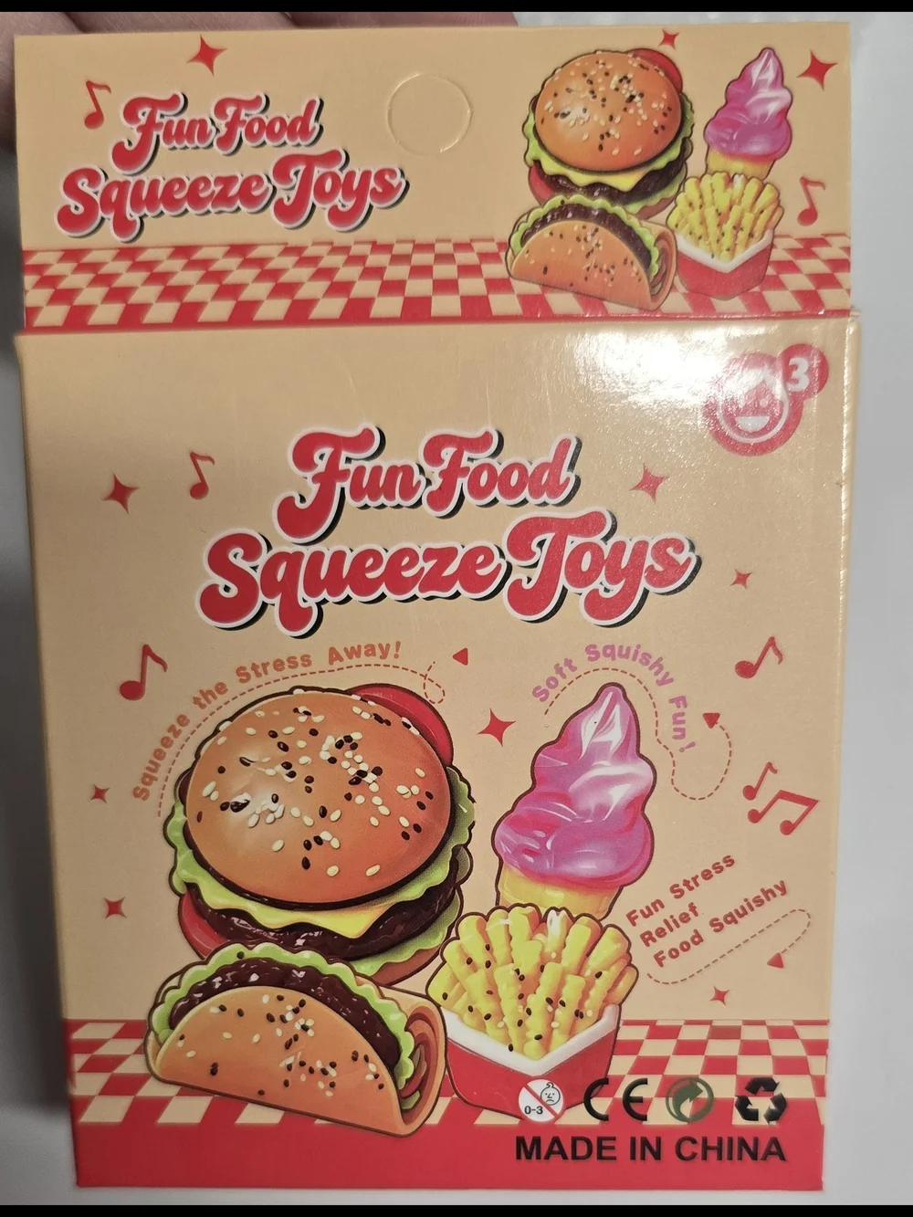 French Fries Small Taba Squishy Toy